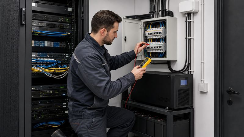 Электролиния для серверной: UPS и безопасность щита